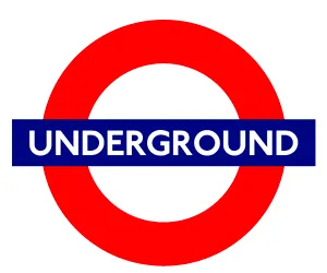 Eric Gillがデザインしたイギリスの地下鉄ロゴ。